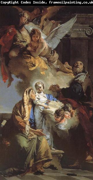 Giovanni Battista Tiepolo Our Lady of the education